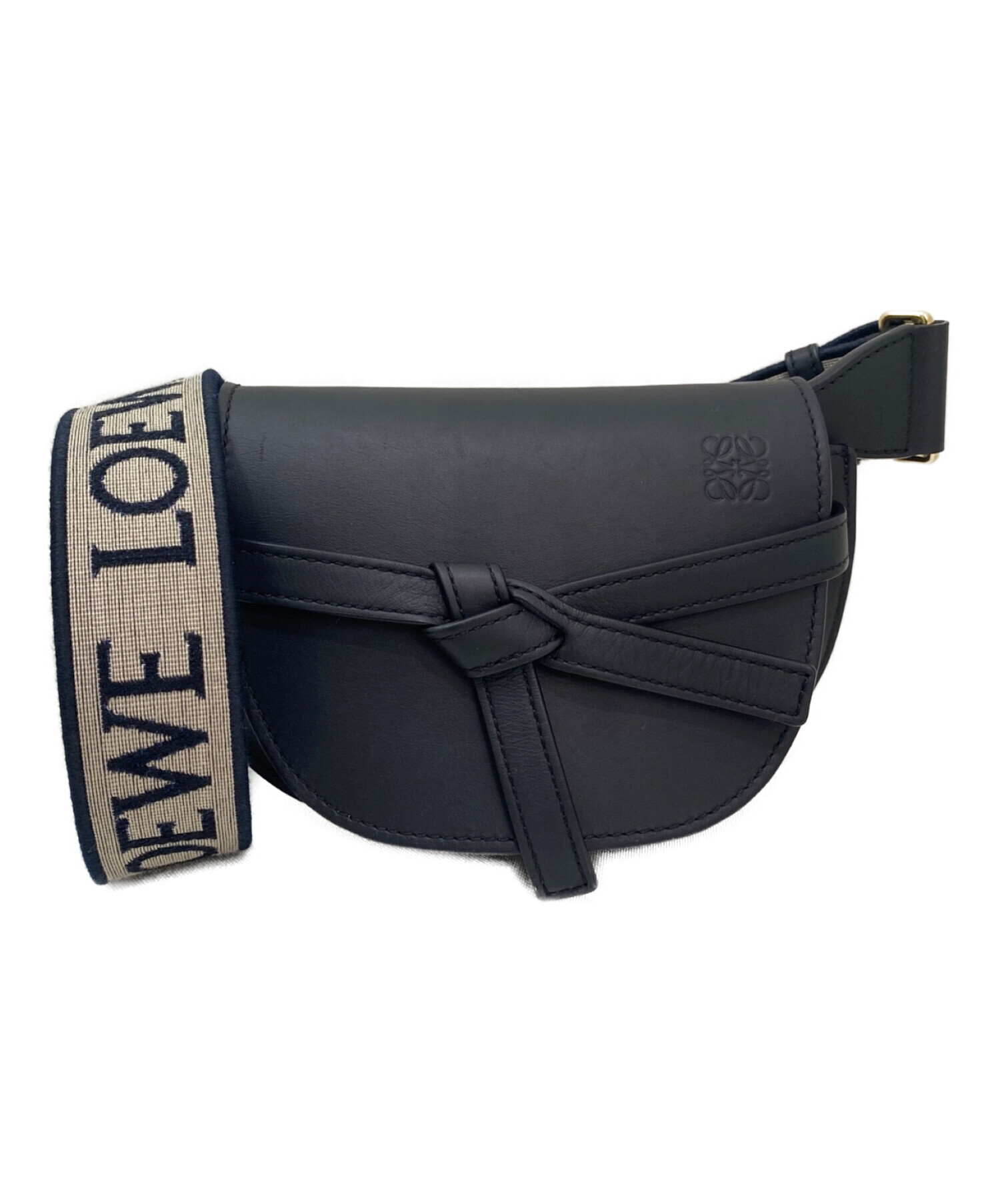 中古・古着通販】LOEWE (ロエベ) ゲートデュアル バッグ ミニ ダーク