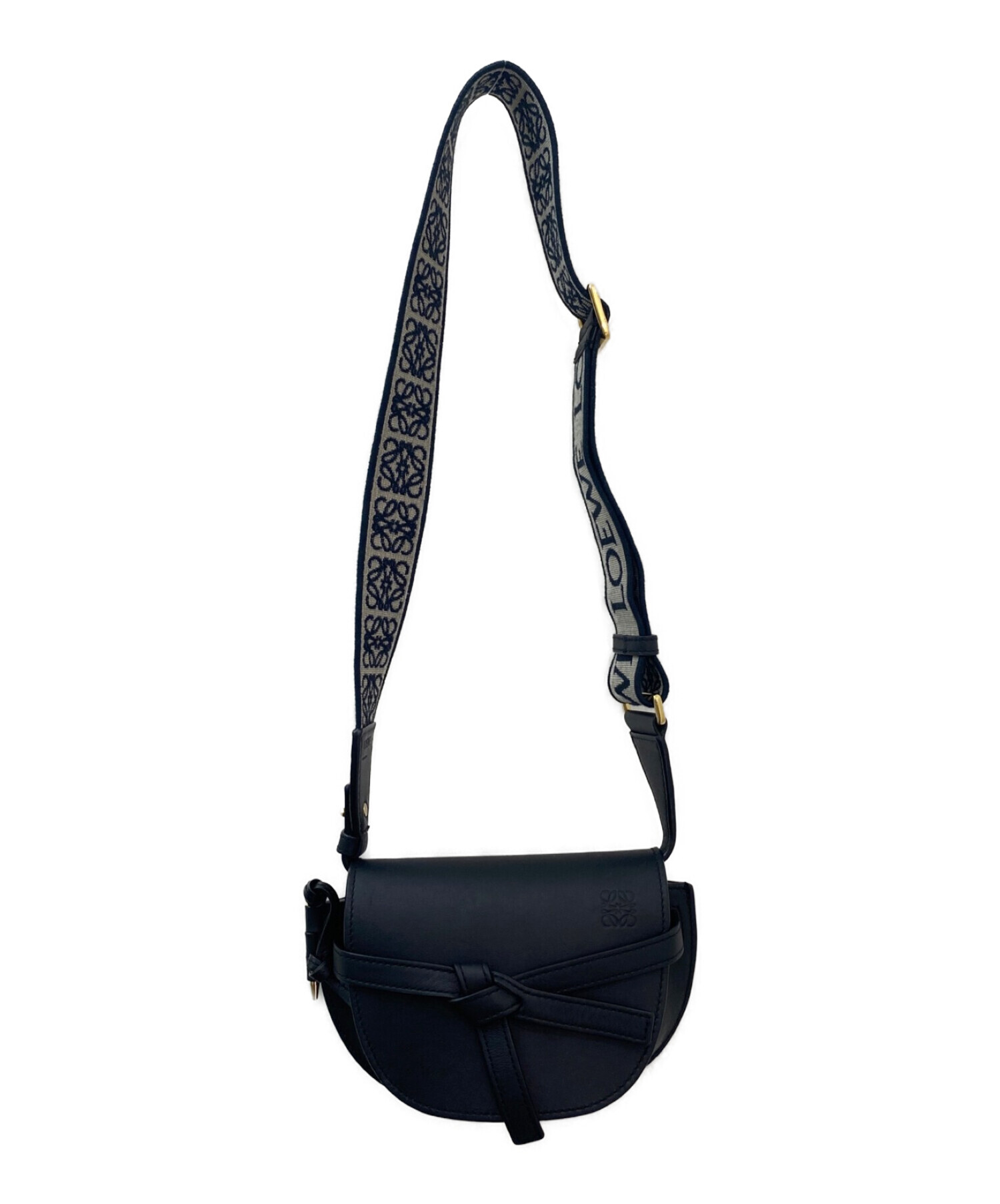 中古・古着通販】LOEWE (ロエベ) ゲートデュアル バッグ ミニ ダーク