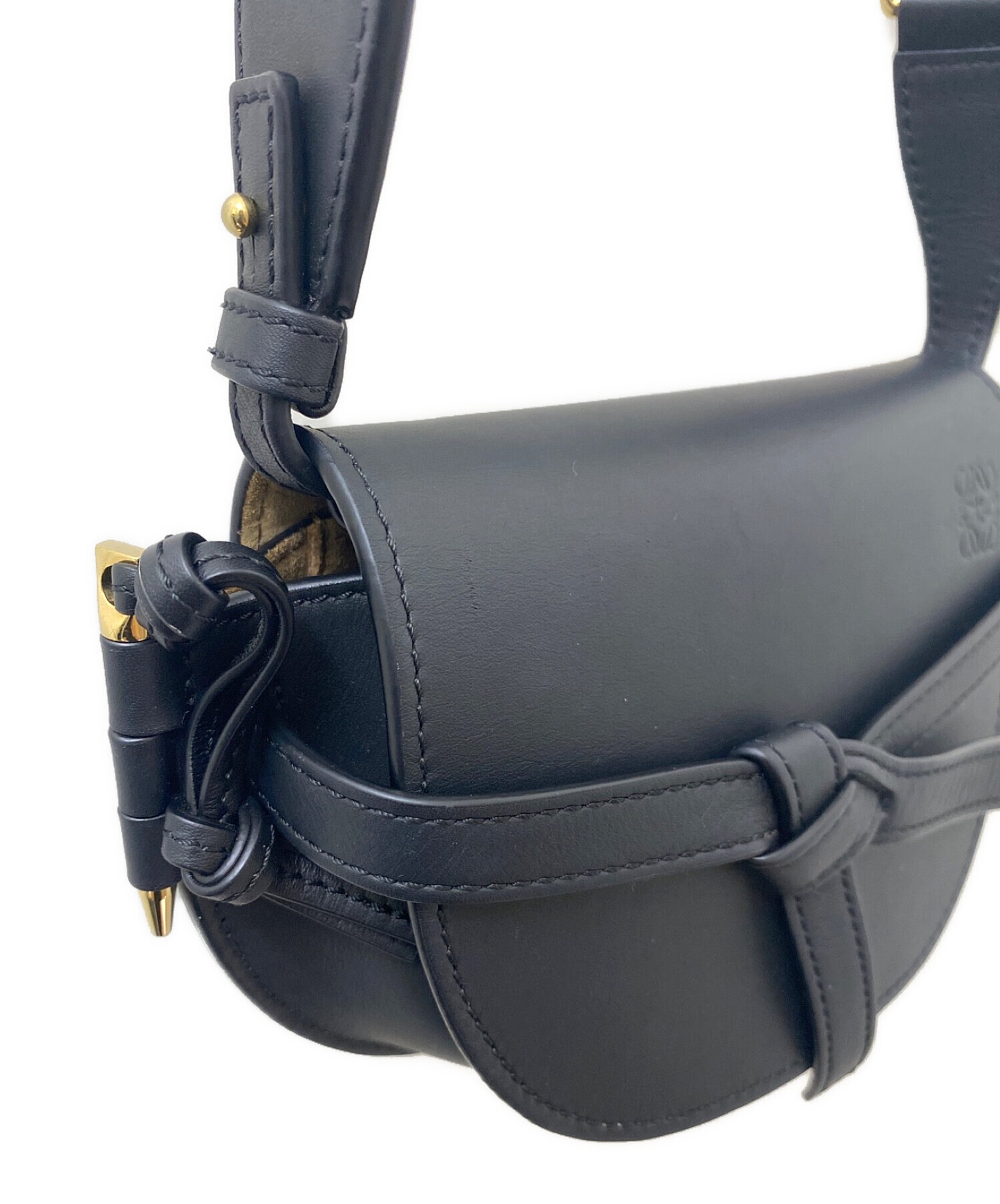 中古・古着通販】LOEWE (ロエベ) ゲートデュアル バッグ ミニ ダーク