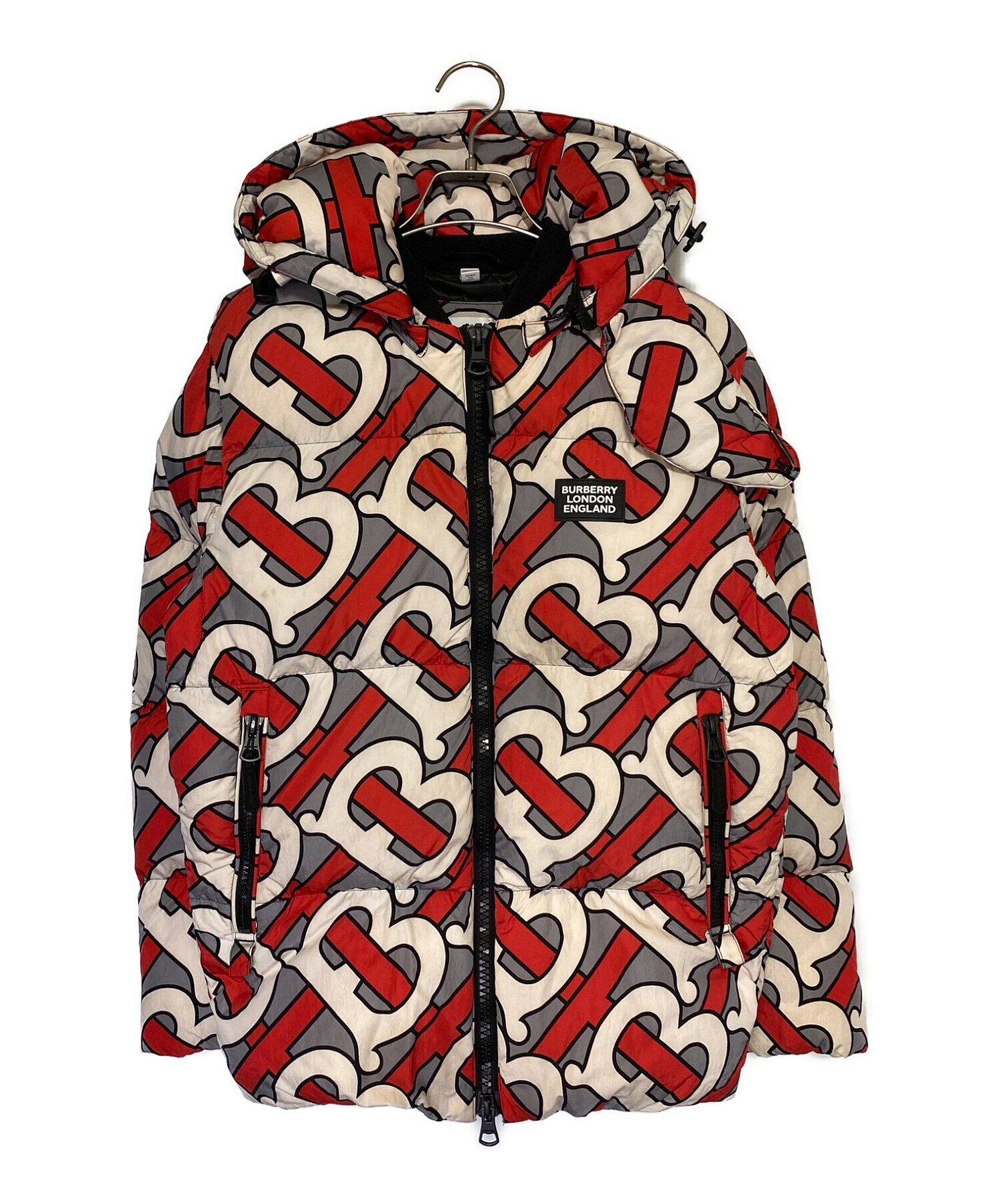 中古・古着通販】BURBERRY (バーバリー) ダウンジャケット レッド