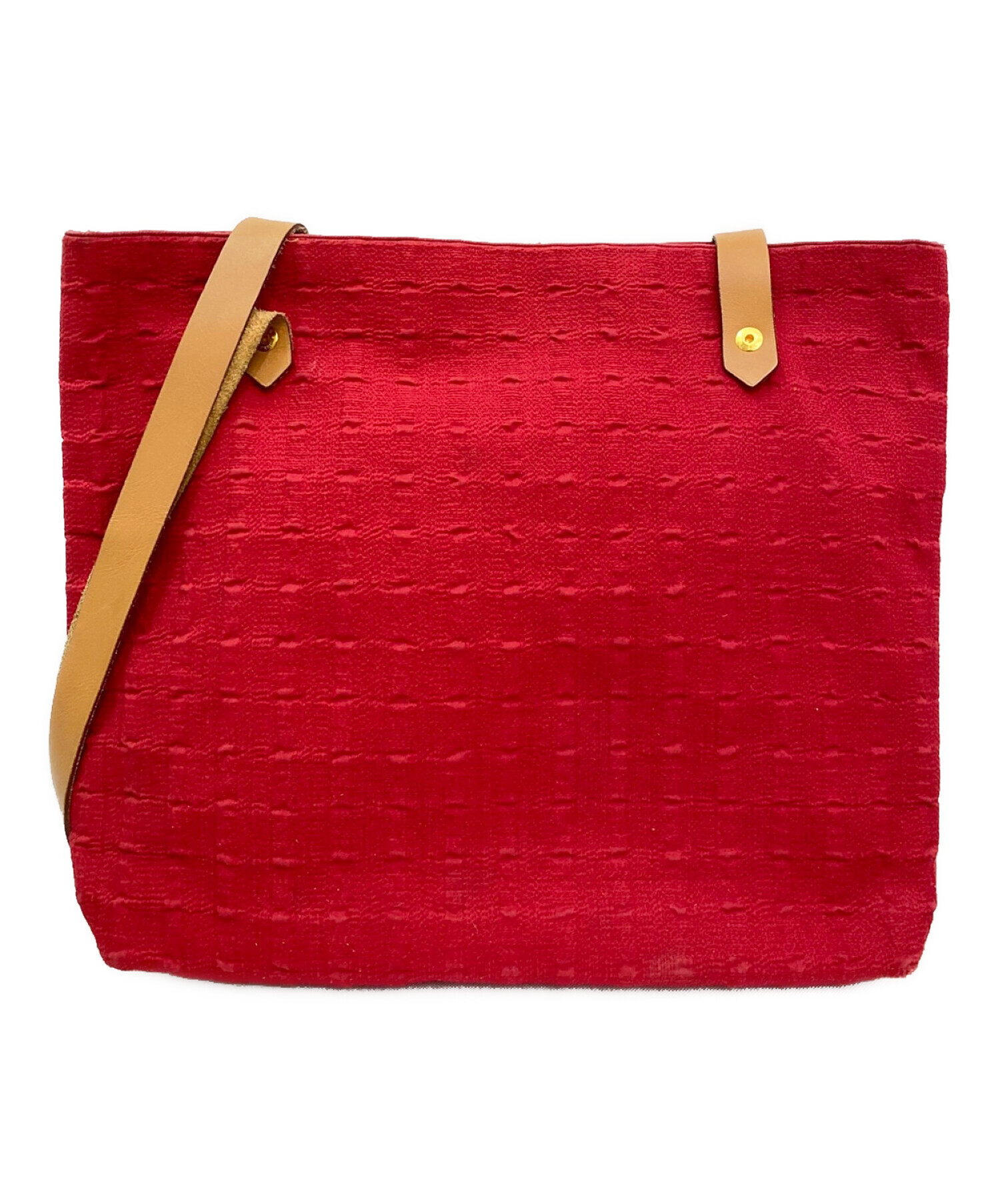 中古・古着通販】HERMES (エルメス) アメダバ カバドゥポッシュ レッド 