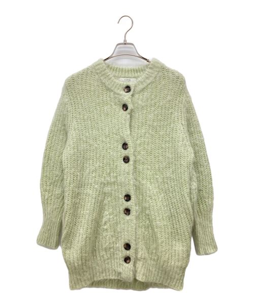 SNIDEL - snidel スナイデル モヘアカーデミニワンピース ミント 完売 22aw 中古・古着通販】Snidel (スナイデル) モヘアカーデミニワンピース