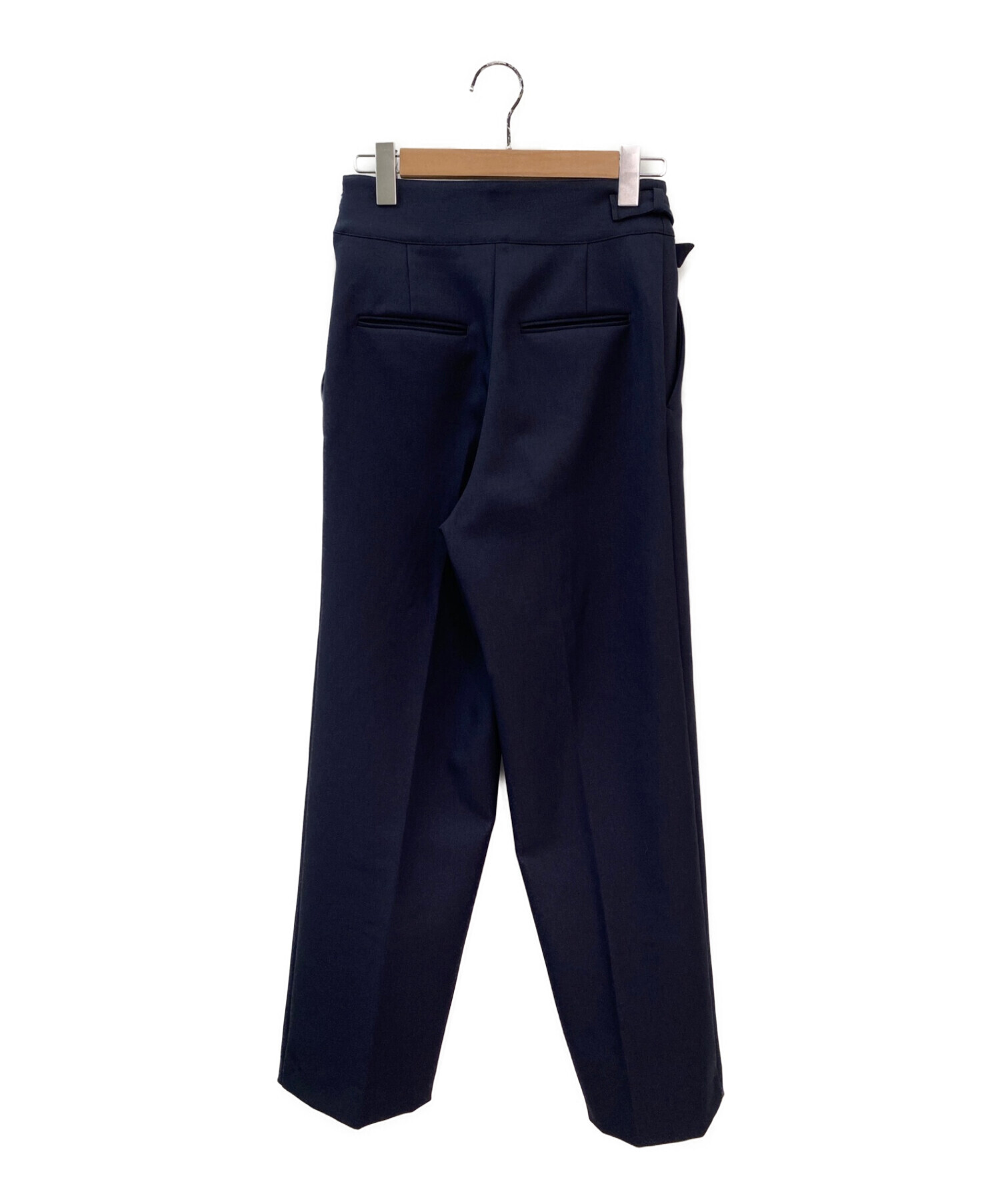 中古・古着通販】OHGA (オオガ) ハイウエストパンツ ネイビー サイズ 