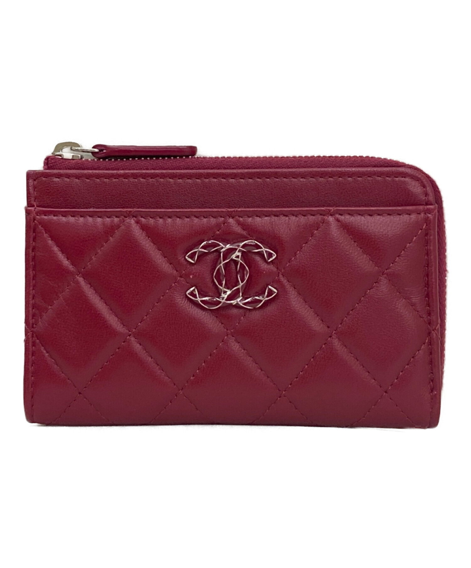 シャネル フラグメントケース  【Aランク】【中古】 中古・古着通販】CHANEL (シャネル) フラグメントケース エンジ