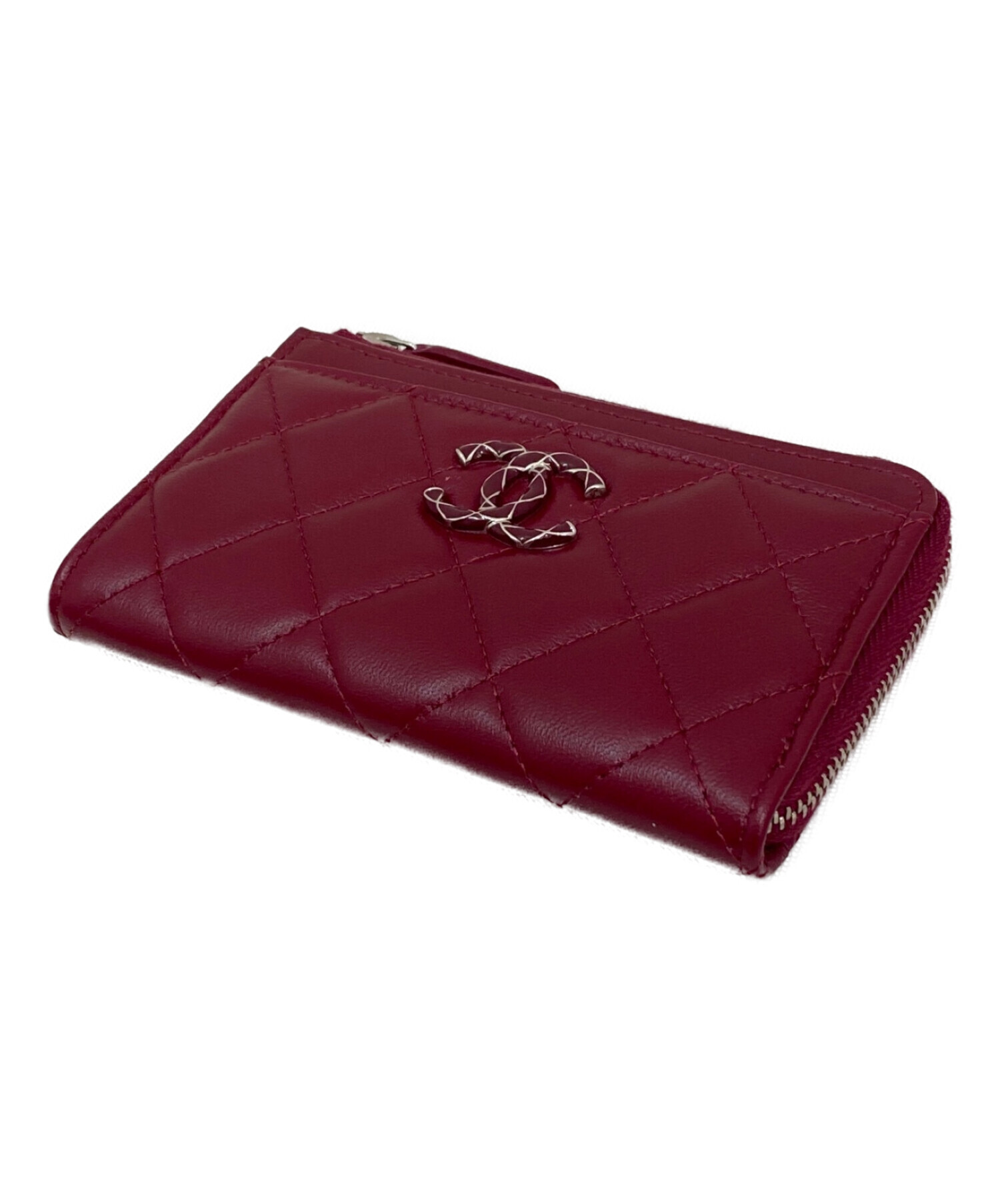 中古・古着通販】CHANEL (シャネル) フラグメントケース エンジ 