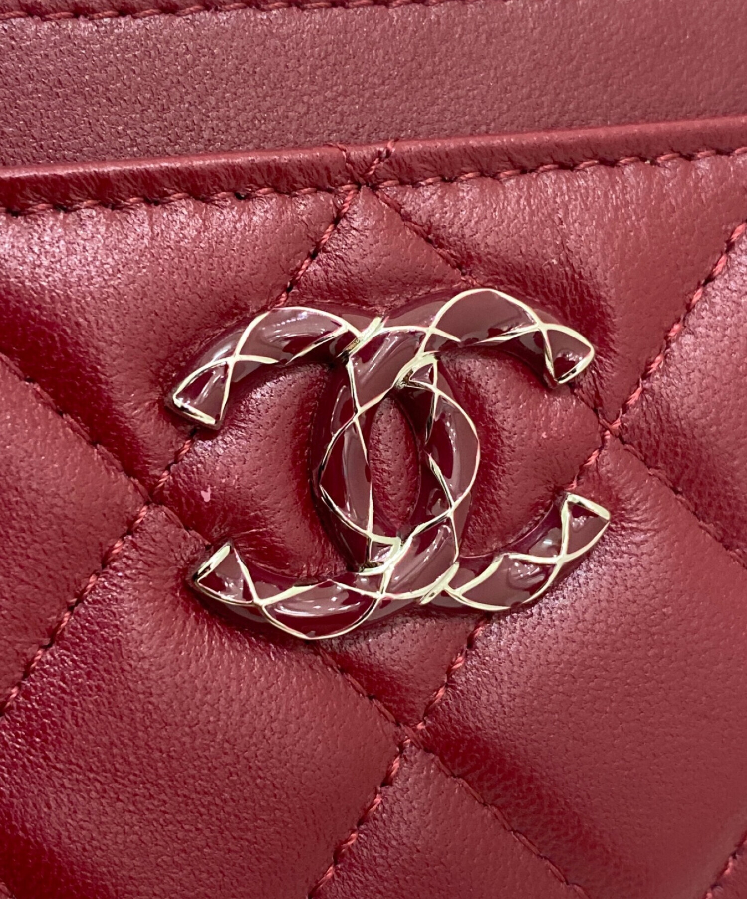 シャネル フラグメントケース  【Aランク】【中古】 CHANEL - シャネル クラシック マトラッセ フラグメントケース AB