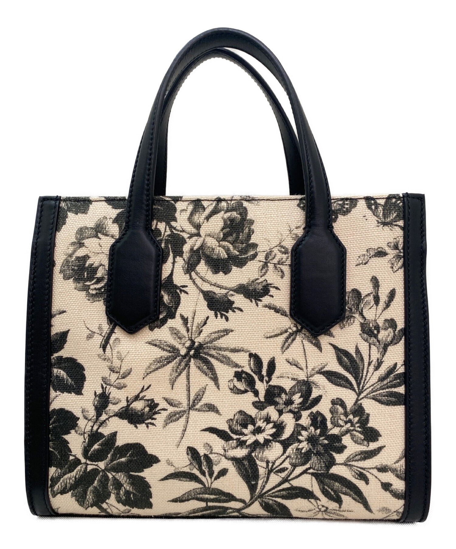 中古・古着通販】GUCCI (グッチ) GGリボン ハーバリウム ブラック 