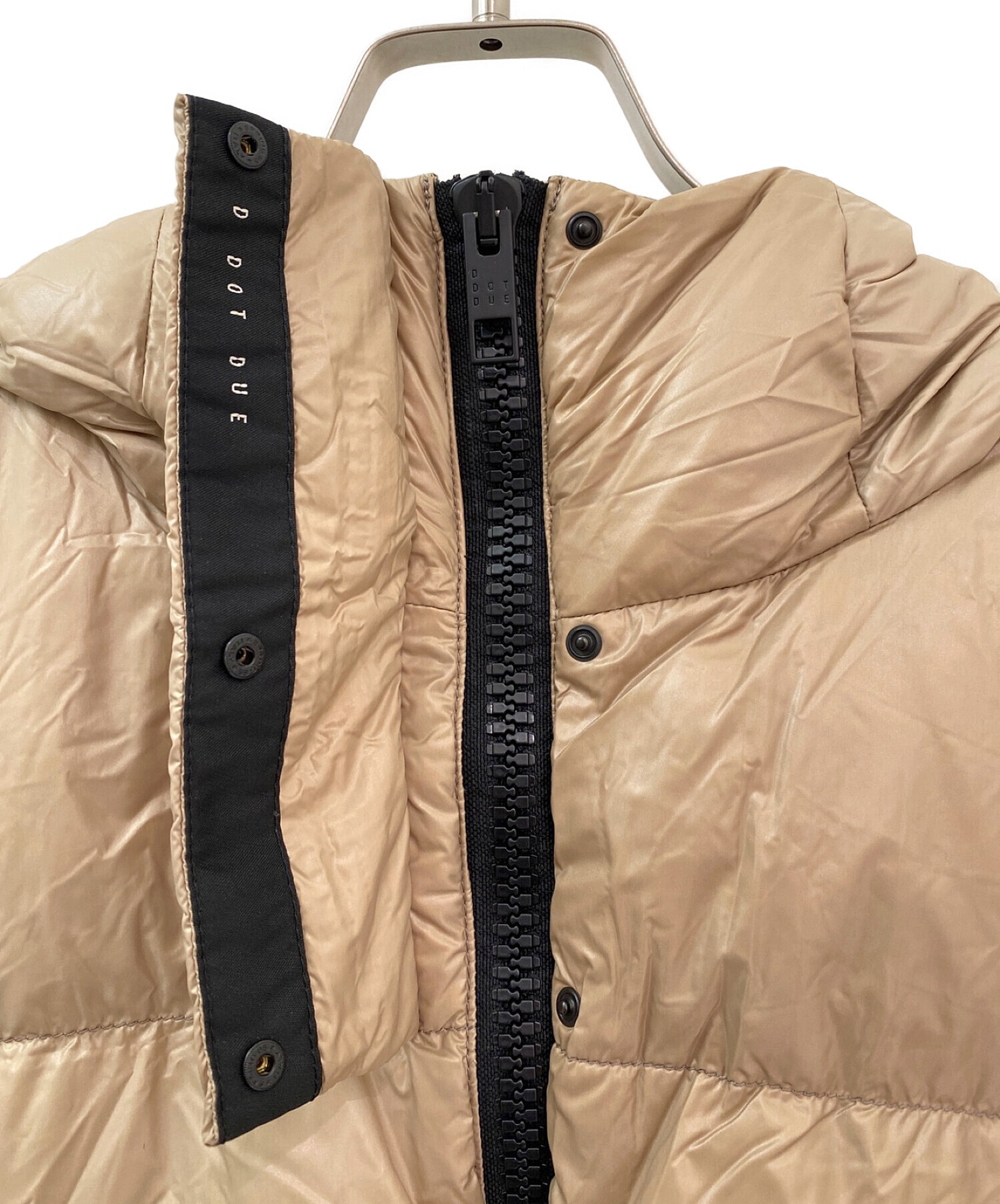 新品 D DOT DUE PISA35 ハイネックダウンジャケット カーキ S PISA 35 D DOT DUE