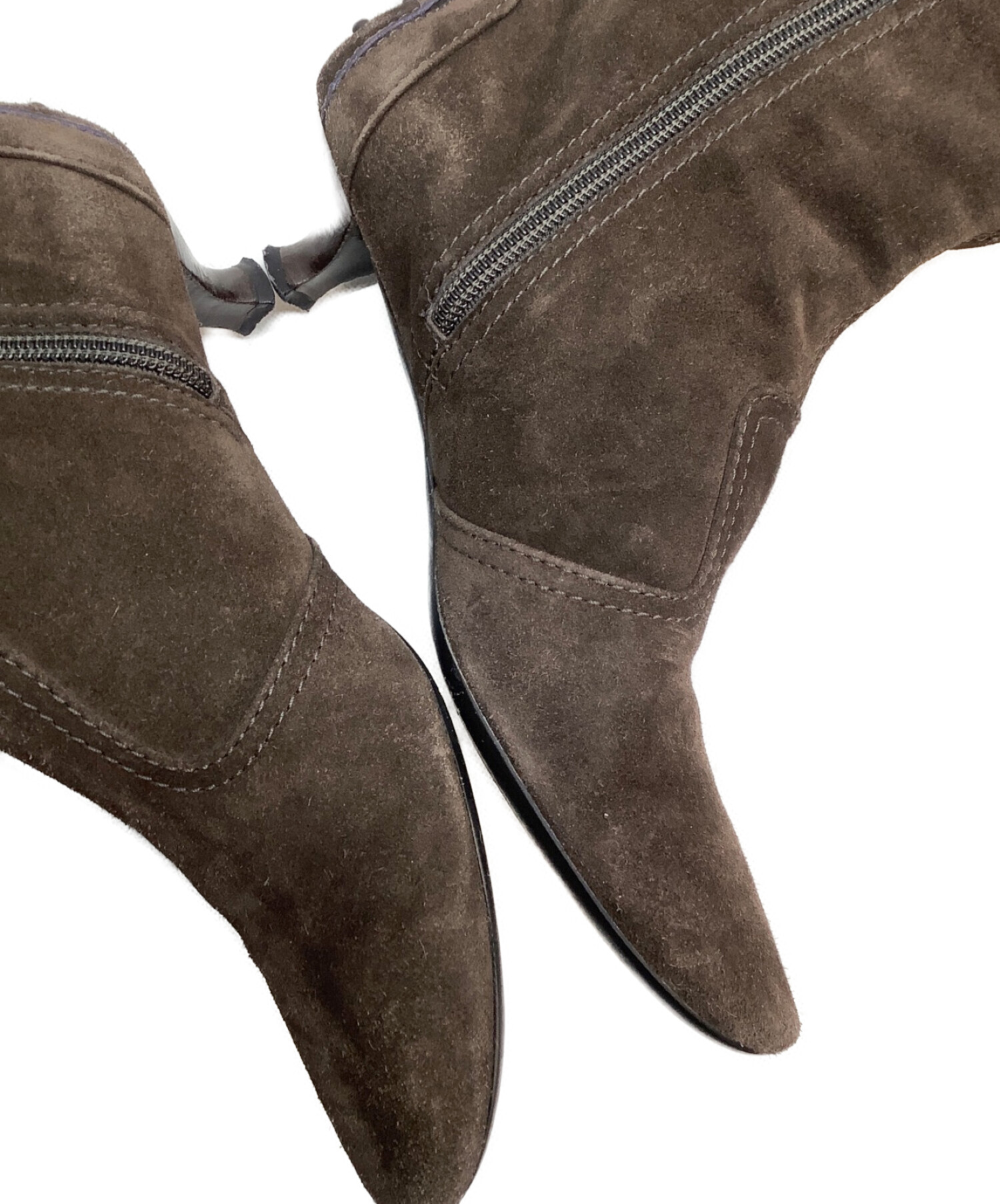 TOD'S ロングブーツ　36 1/2 TOD'S レザー ロングブーツ | THE OUTNET (アウトネット)