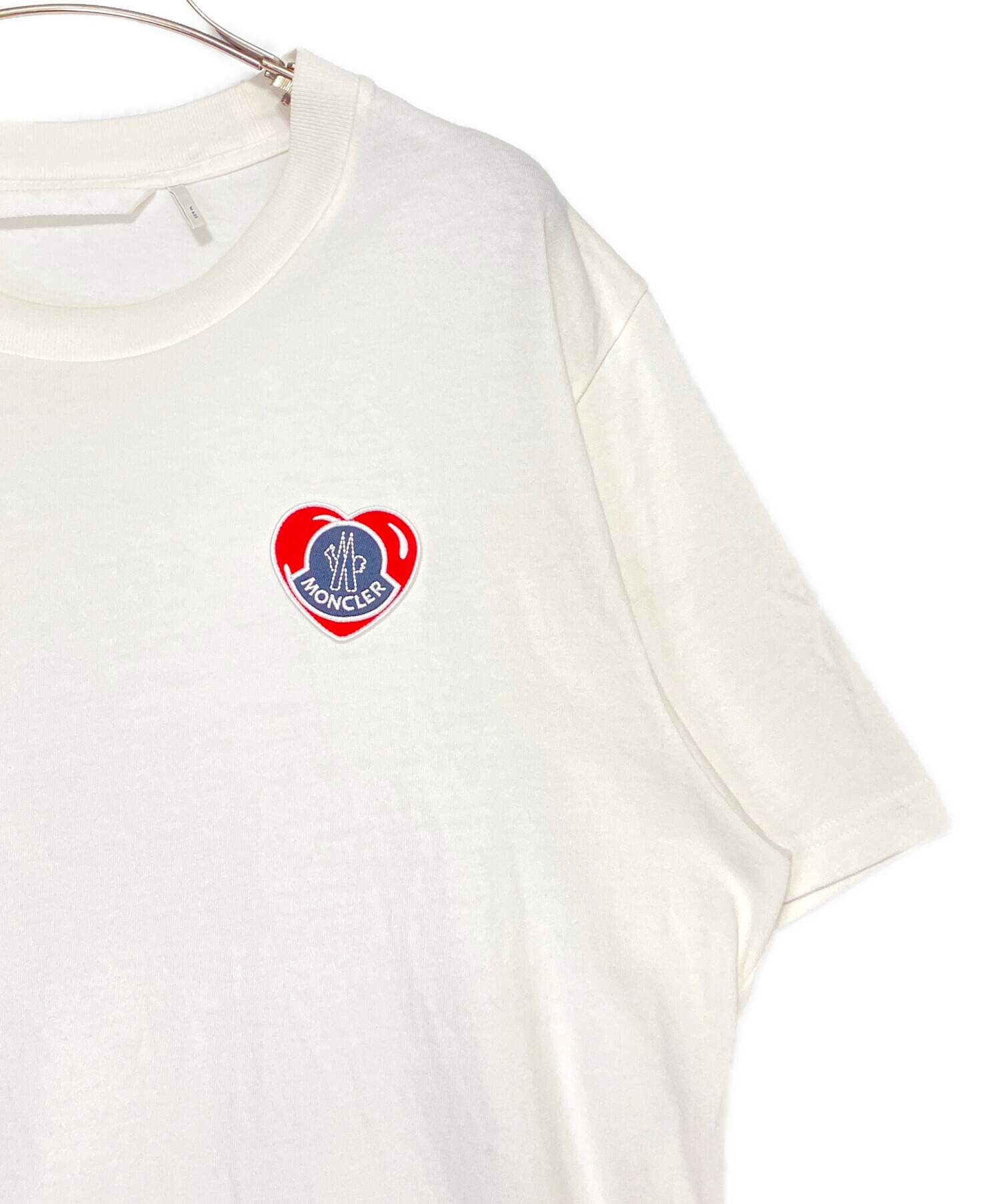 中古・古着通販】MONCLER (モンクレール) チェストハートロゴTシャツ 