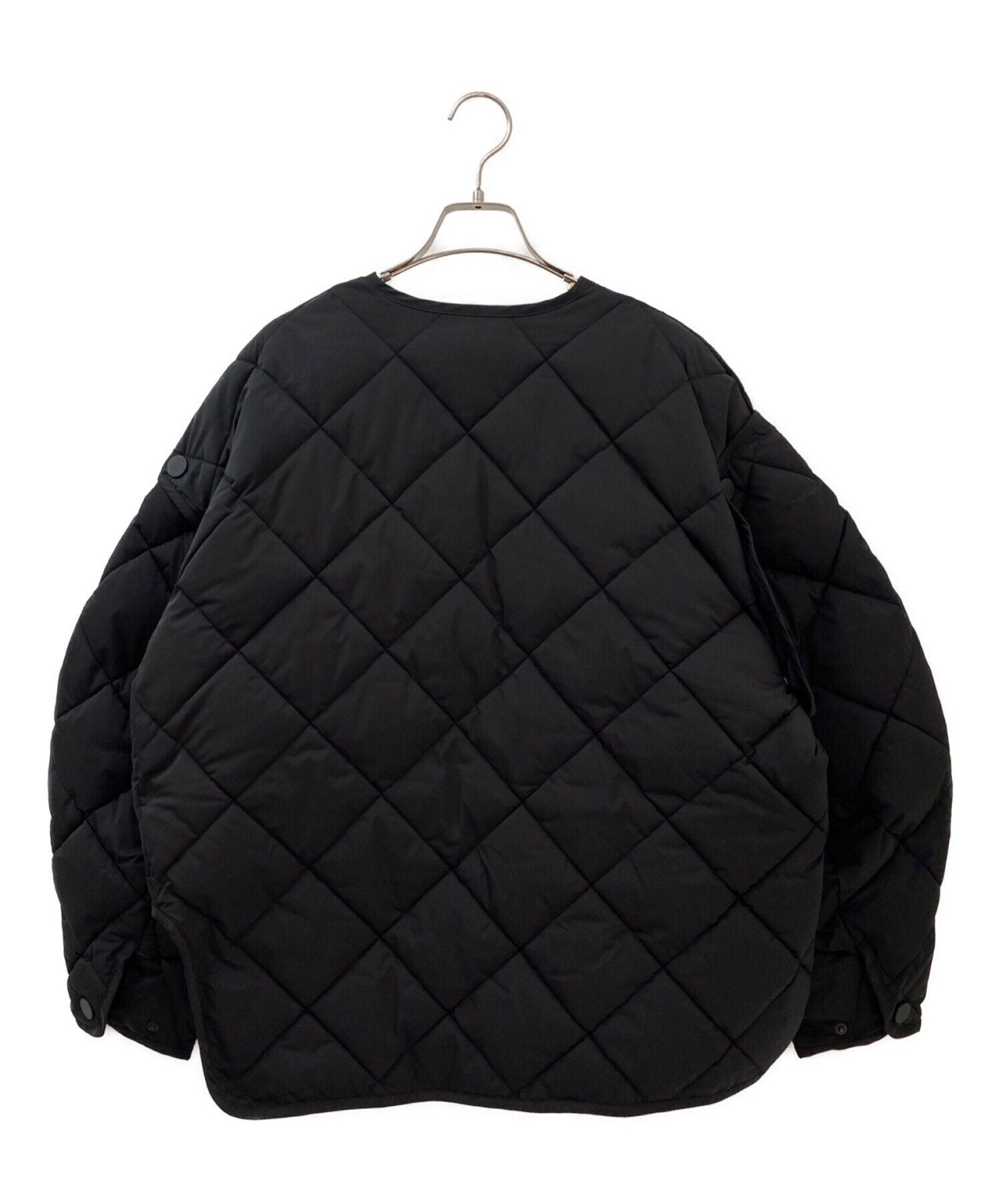 中古・古着通販】ENFOLD (エンフォルド) キルティングJACKET ブラック 