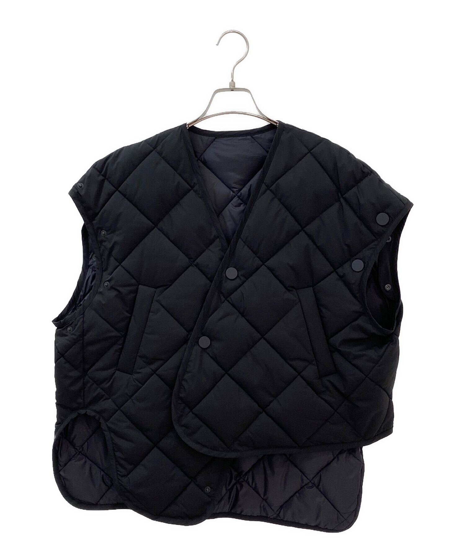 中古・古着通販】ENFOLD (エンフォルド) キルティングJACKET ブラック 