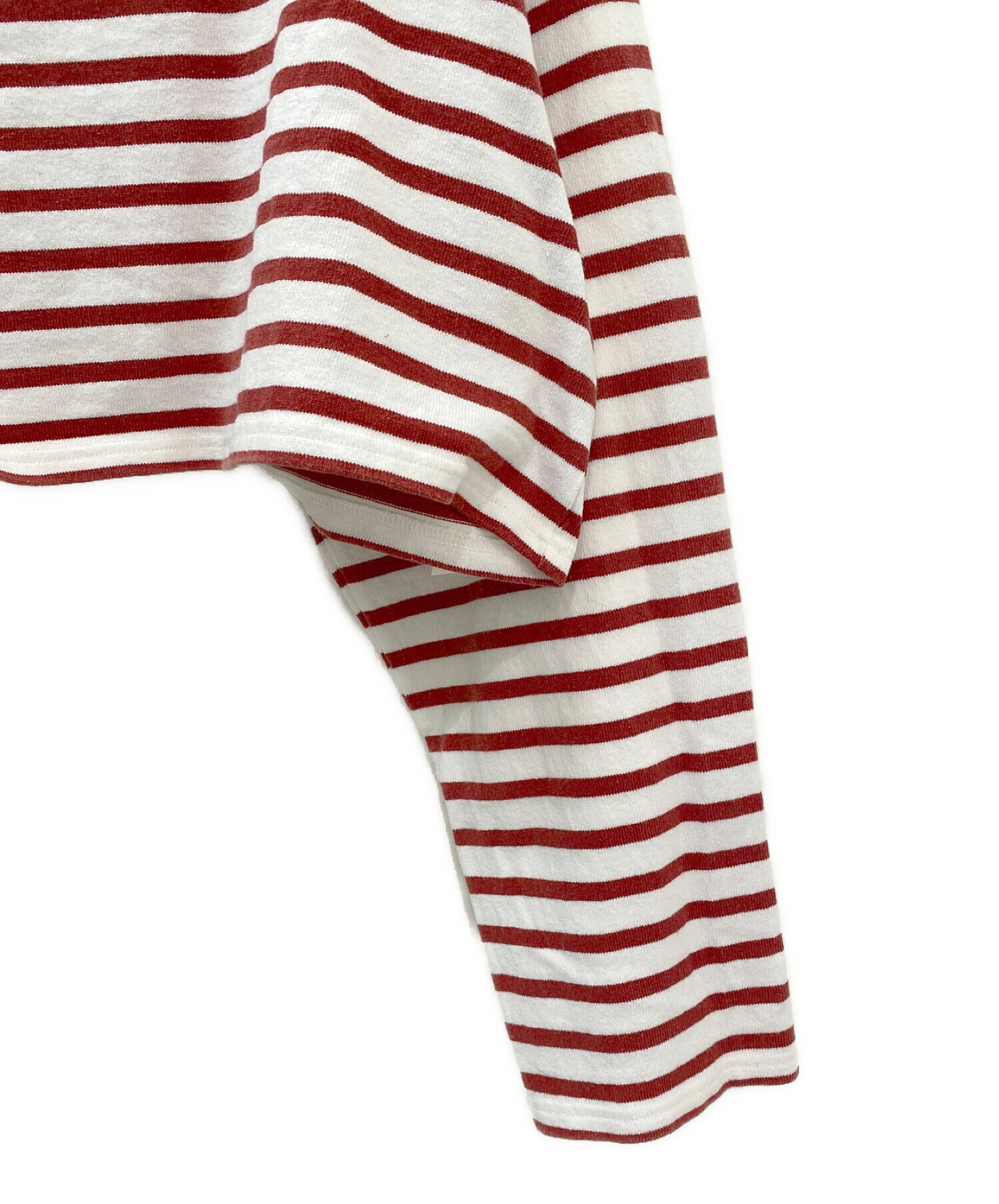 中古・古着通販】GOOD GRIEF! (グッドグリーフ) SHORT BORDER TOP 