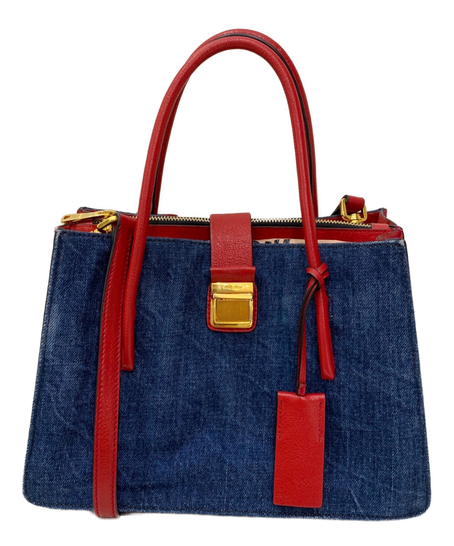 中古・古着通販】MIU MIU (ミュウミュウ) デニムマドラス インディゴ