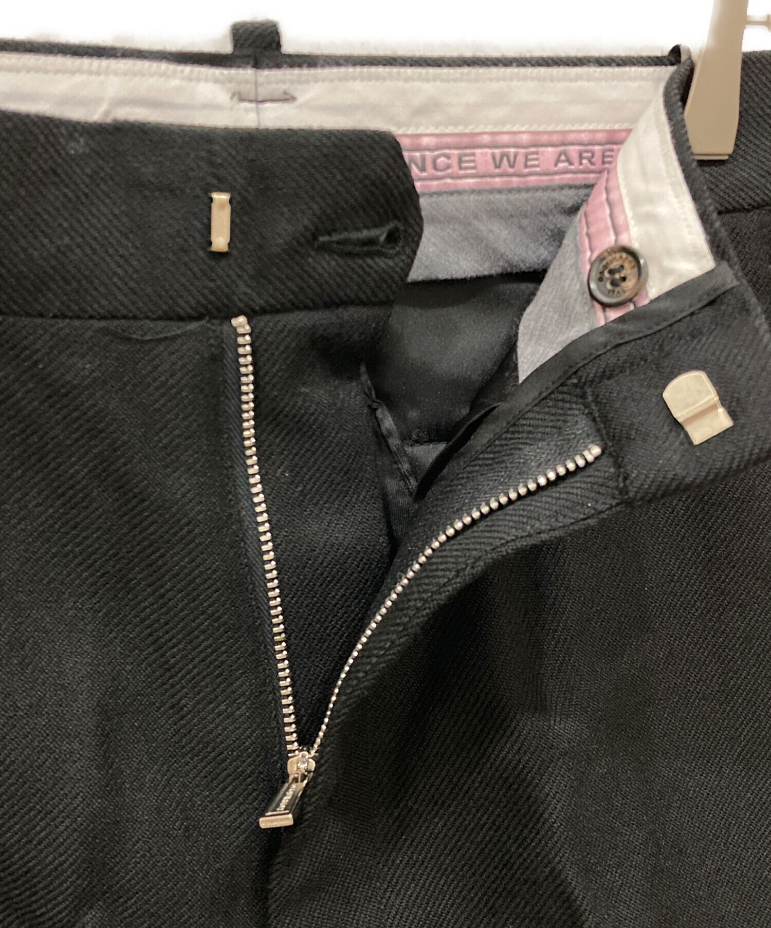 中古・古着通販】DSQUARED2 (ディースクエアード) スラックス ブラック
