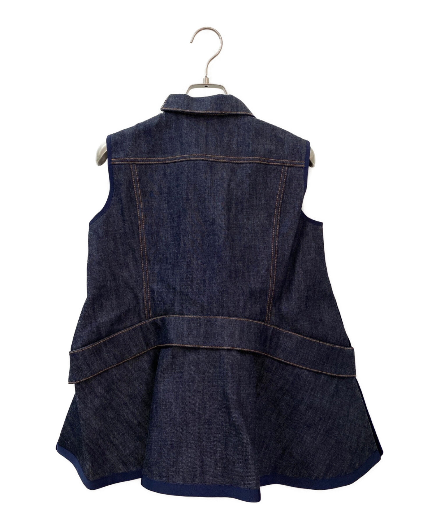中古・古着通販】sacai (サカイ) ノースリーブドッキングブラウス