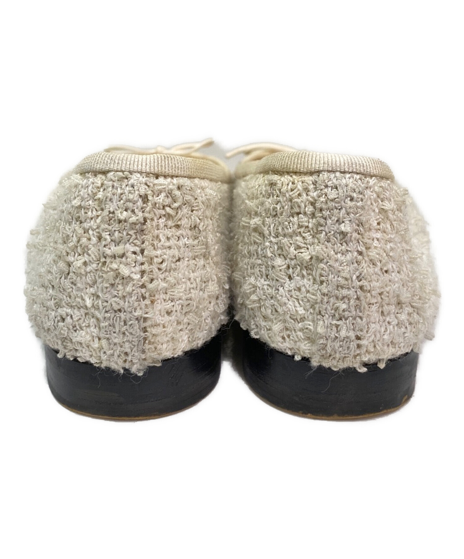 CHANEL シャネル パンプス レディース 【古着】【中古】 中古・古着通販】CHANEL (シャネル) ツイードフラットパンプス