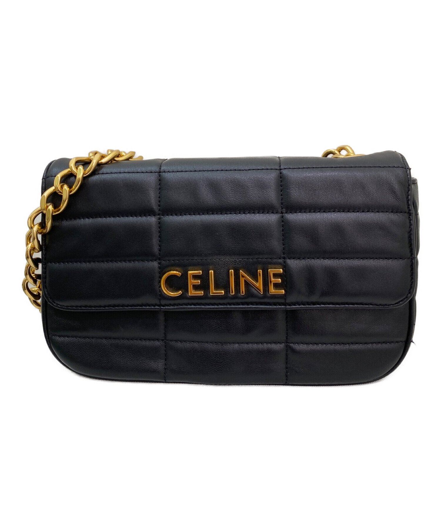 中古・古着通販】CELINE (セリーヌ) マトラッセモノクローム ブラック
