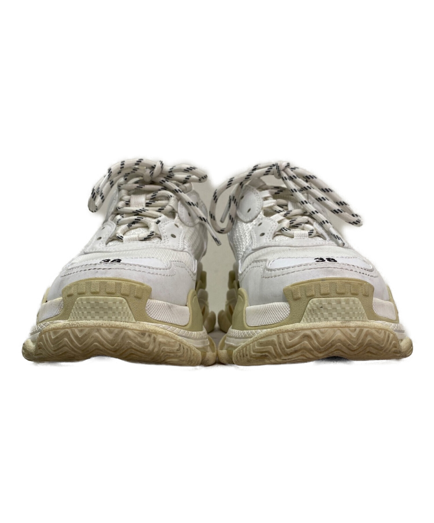 バレンシアガ トリプルS サイズ38 ホワイト