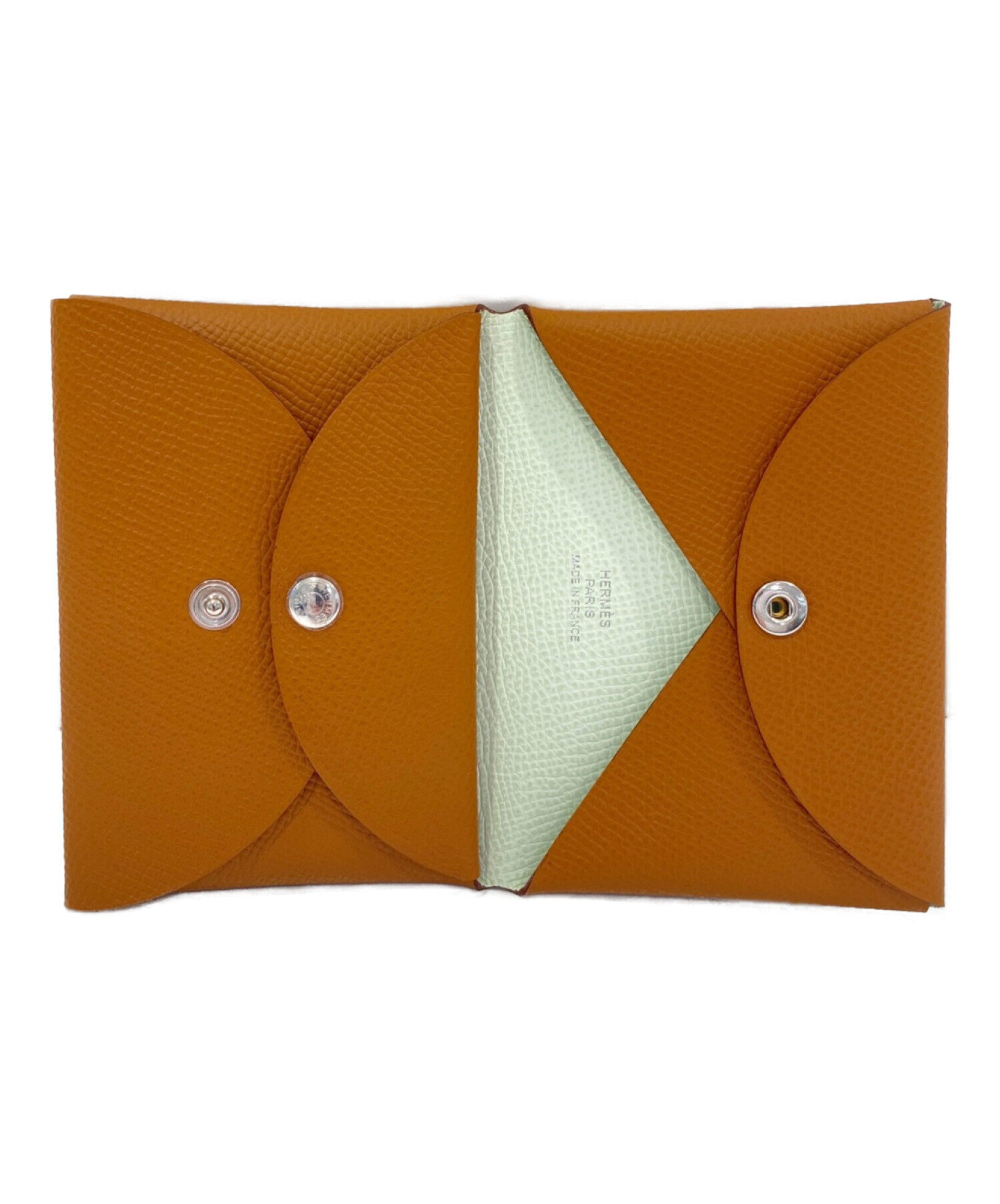 中古・古着通販】HERMES (エルメス) カルヴィデュオ ゴールド×ヴェール 