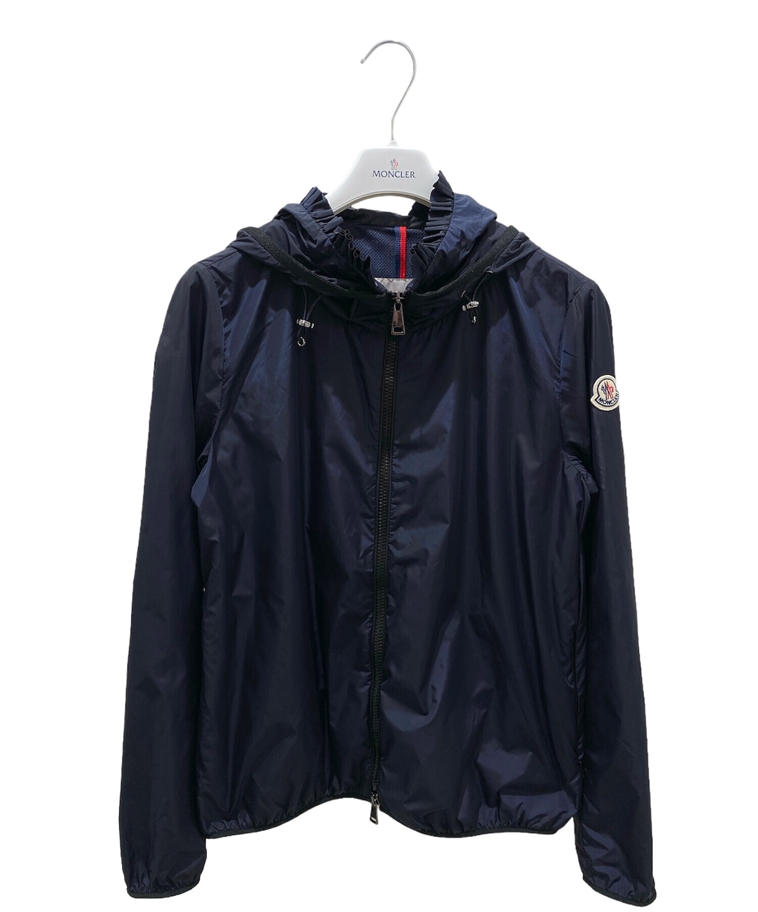 【中古】モンクレール MONCLER 19SS ATLIN GIUBBOTTO アトリン フーデッド ナイロン ジャケット 1 ダークネイビー 中古・古着通販】MONCLER (モンクレール) LAIT GIUBBOTTO ネイビー