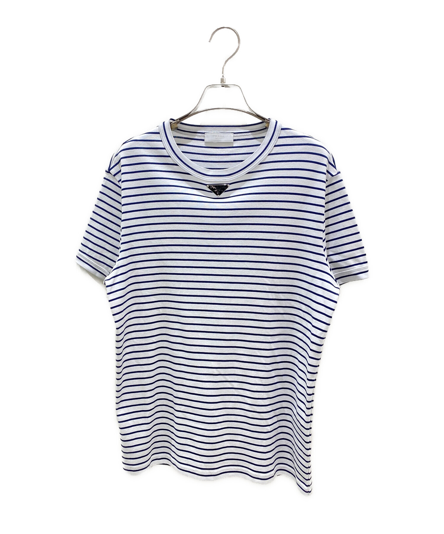 中古・古着通販】PRADA (プラダ) トライアングルロゴ付きボーダー 
