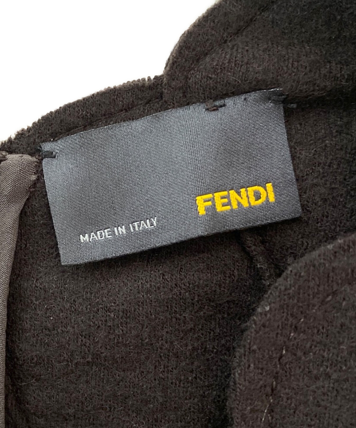 中古・古着通販】FENDI (フェンディ) ノースリーブドレス ダーク
