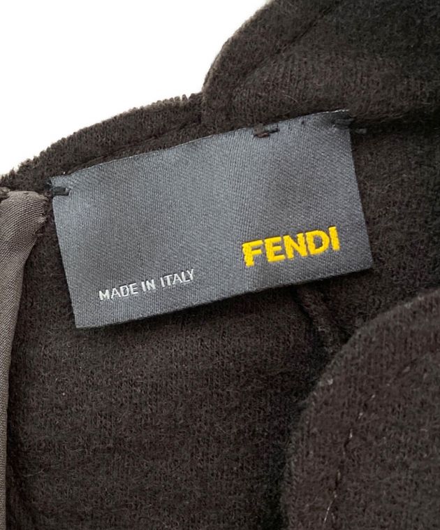 中古・古着通販】FENDI (フェンディ) ノースリーブドレス ダーク