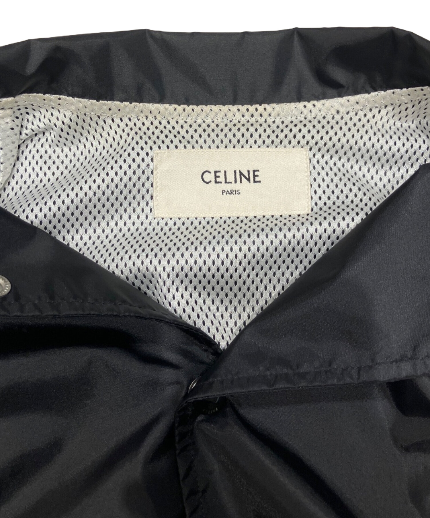中古・古着通販】CELINE (セリーヌ) ロゴプリントナイロンジャケット