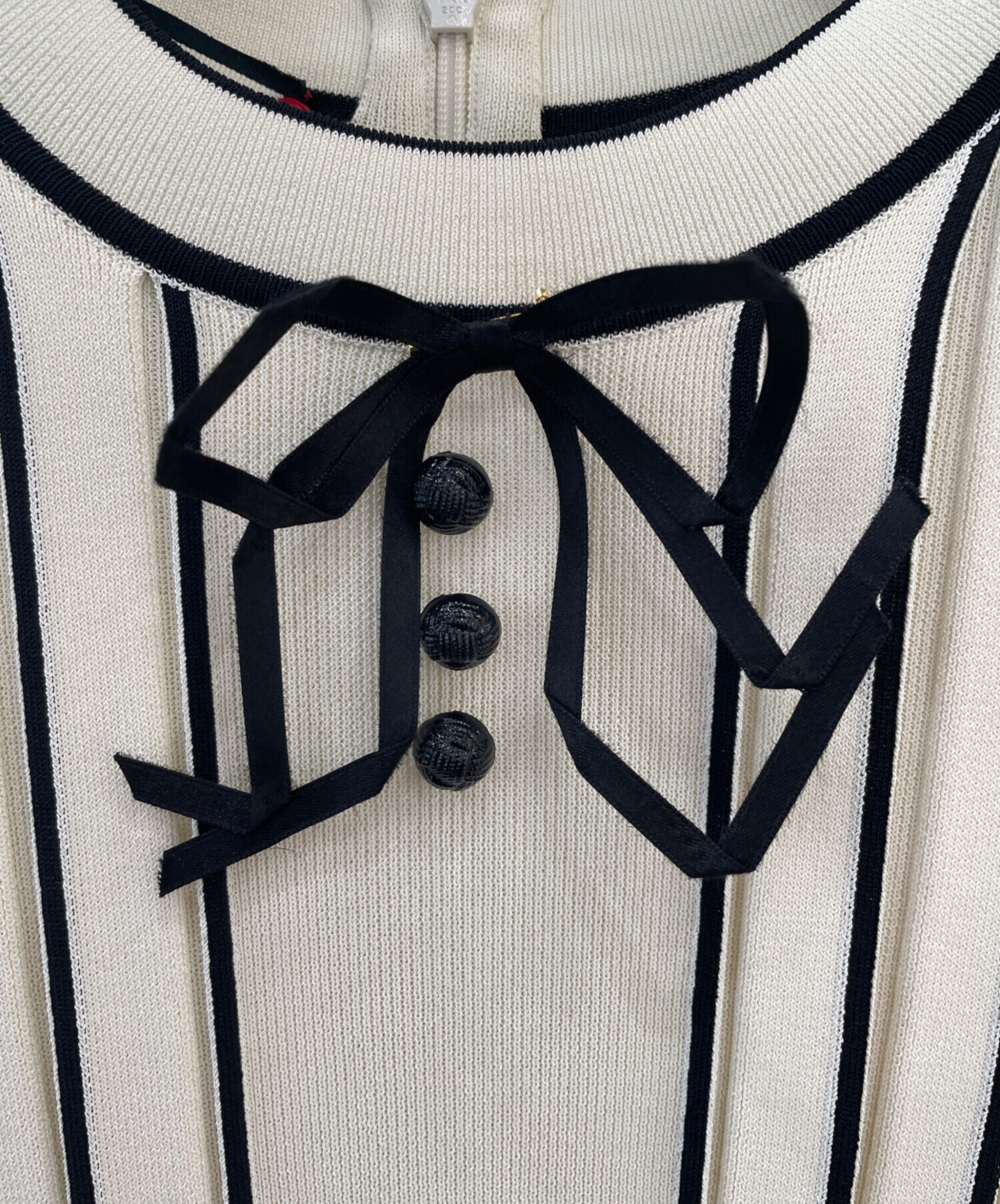 中古・古着通販】GUCCI (グッチ) ニットワンピース アイボリー サイズ 