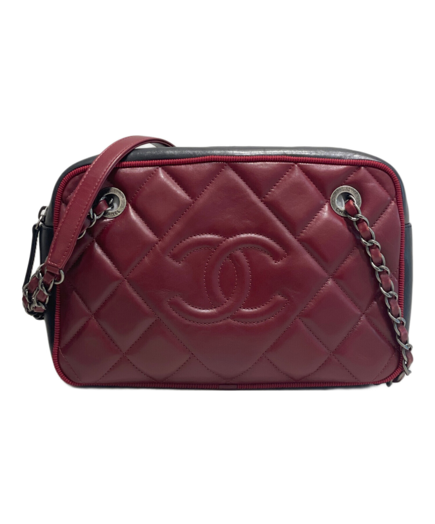 CHANEL シャネル ショルダーバッグ レディース 【古着】【中古】 中古・古着通販】CHANEL (シャネル) バイカラーチェーンショルダー