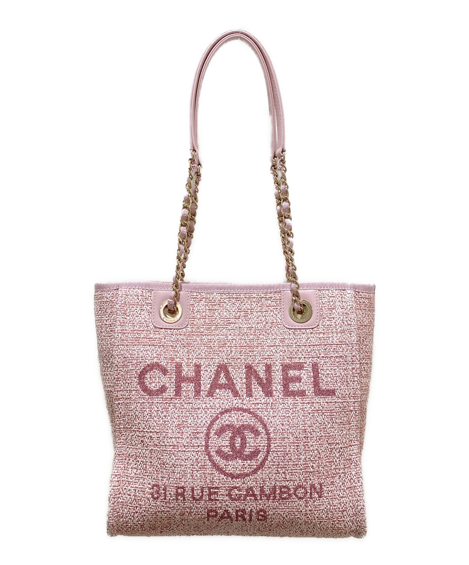 中古・古着通販】CHANEL (シャネル) ドーヴィルチェーンショルダー 
