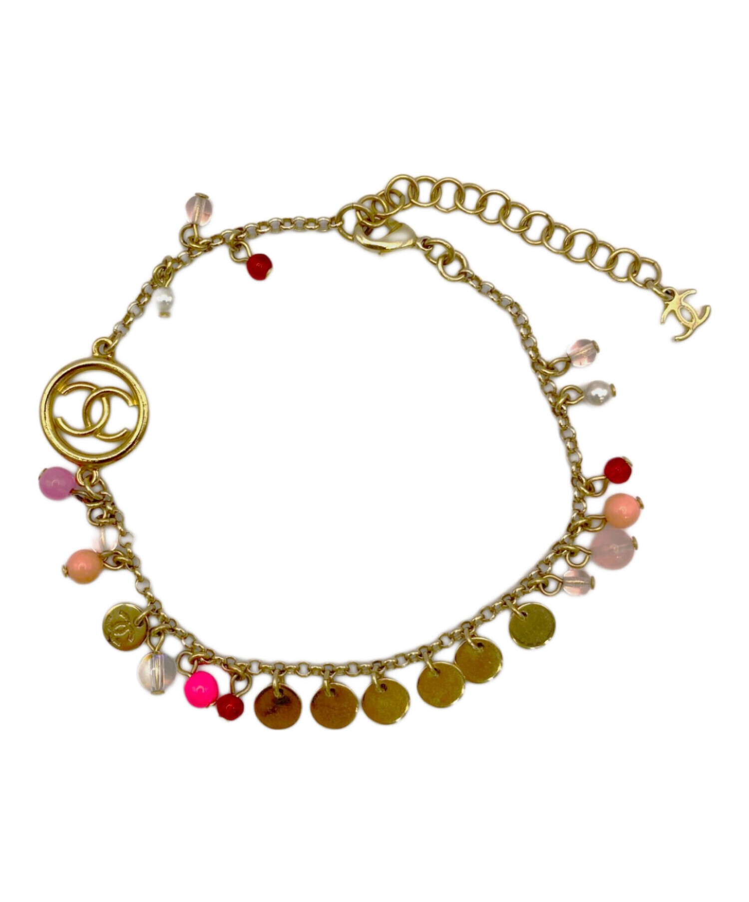 中古・古着通販】CHANEL (シャネル) ココマークブレスレット ゴールド