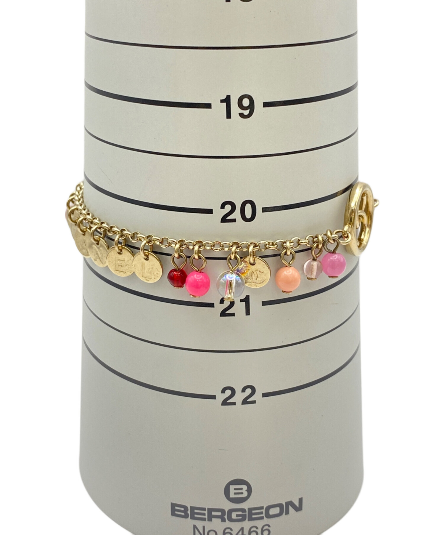 CHANEL ピンク　バングル 中古・古着通販】CHANEL (シャネル) ココマークブレスレット ゴールド