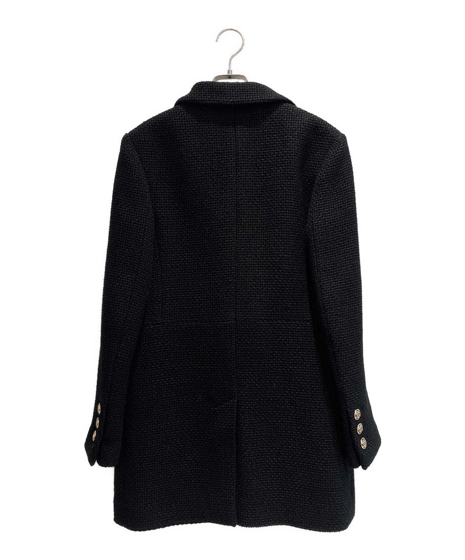 中古・古着通販】CHANEL (シャネル) ココボタンツイードダブルコート