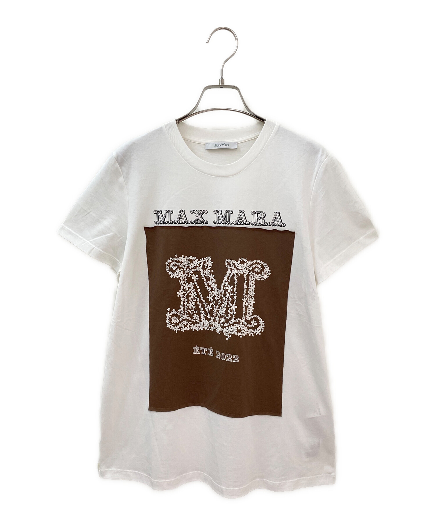 max mara プリントTシャツ ホワイト 【公式通販】