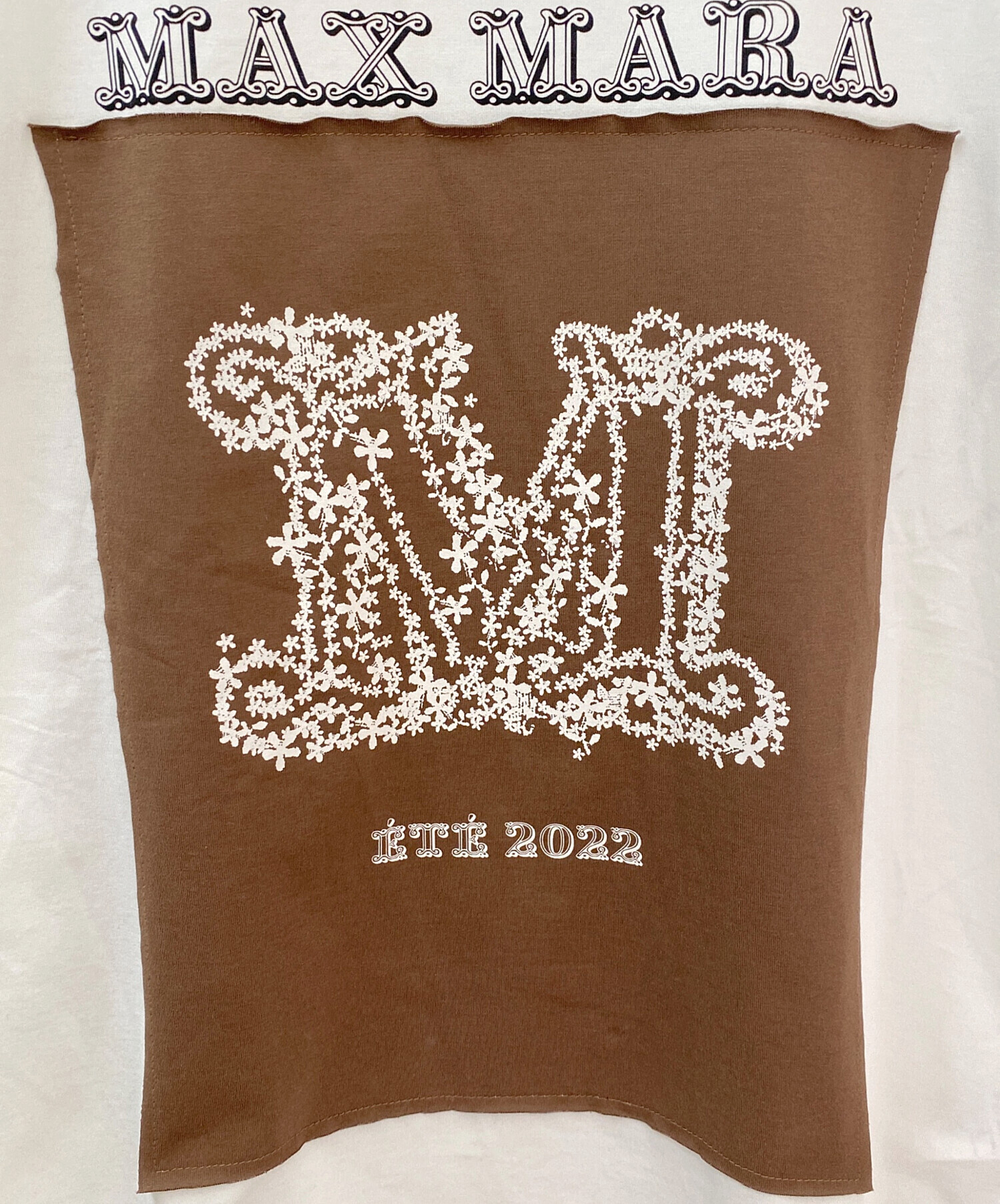 中古・古着通販】MaxMara (マックスマーラ) プリントTシャツ ホワイト