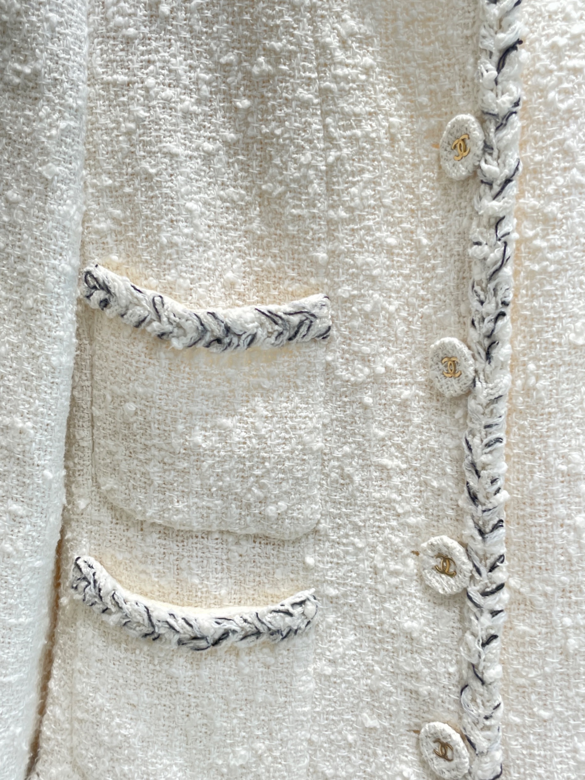 中古・古着通販】CHANEL (シャネル) 4ポケットノーカラー