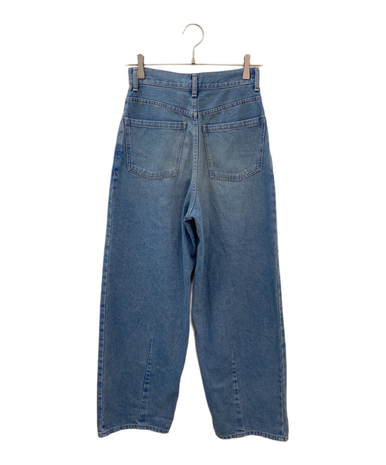 完売☆STUNNING LURE ワイドレッグデニム バレル ブルージュ 24 中古・古着通販】STUNNING LURE (スタニングルアー) ワイドレッグ