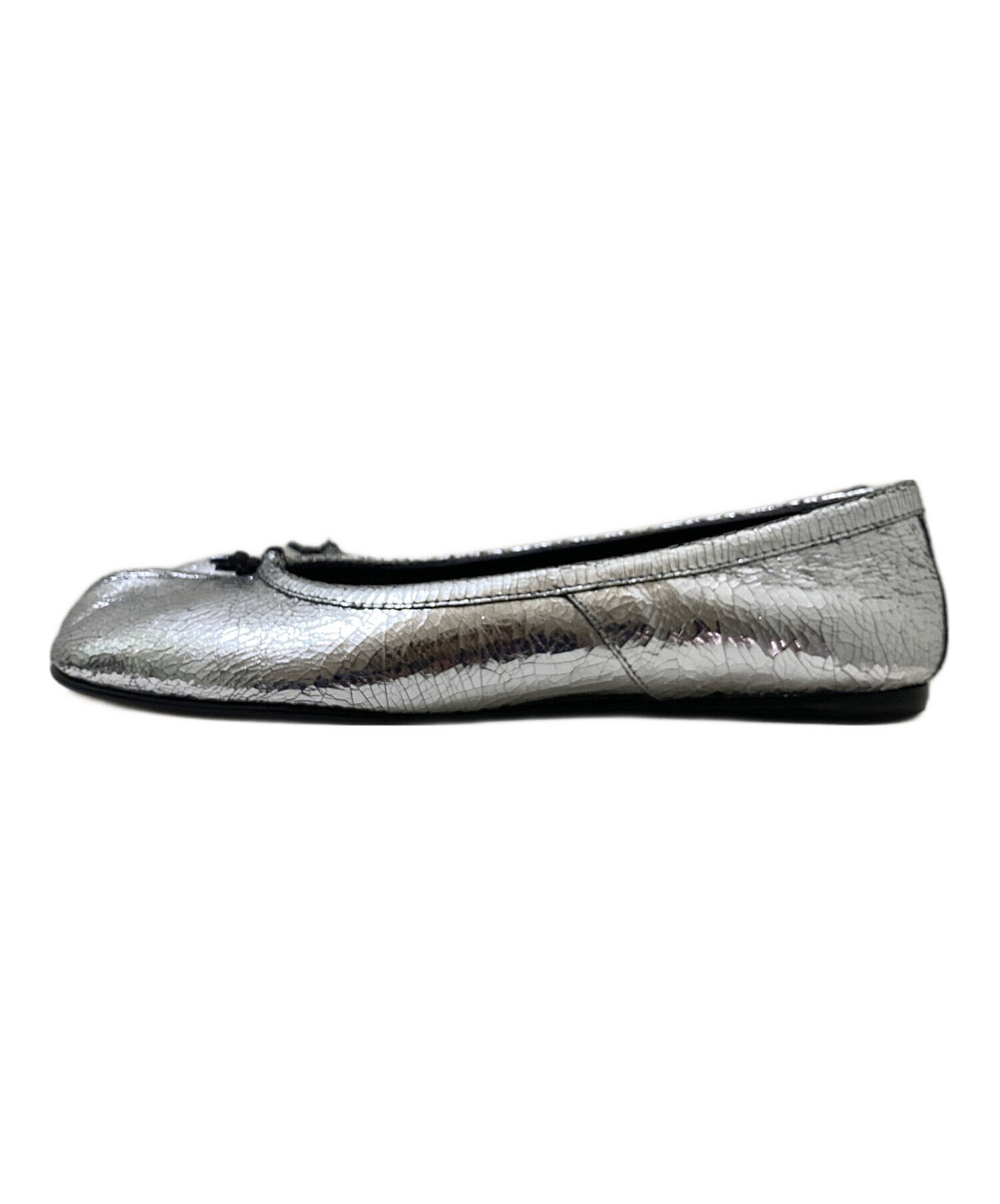 Maison Margiela Tabi メゾンマルジェラシルバーパンプス 36 中古・古着通販】Maison Margiela (メゾンマルジェラ) tabiパンプス