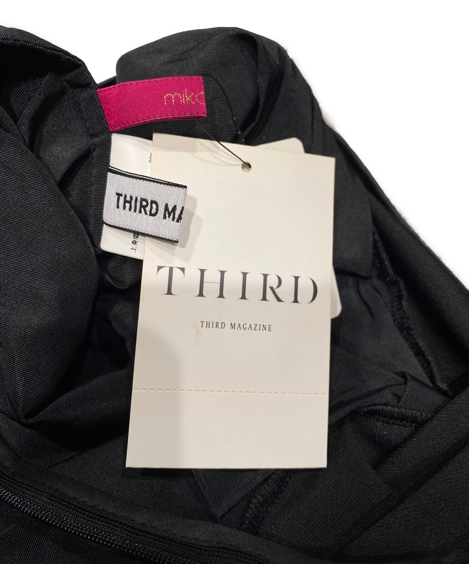 23SS サードマガジン THIRD トリコットピケ ノースリーブ ワンピース 中古・古着通販】THIRD MAGAZINE (サードマガジン) トリコットピケ