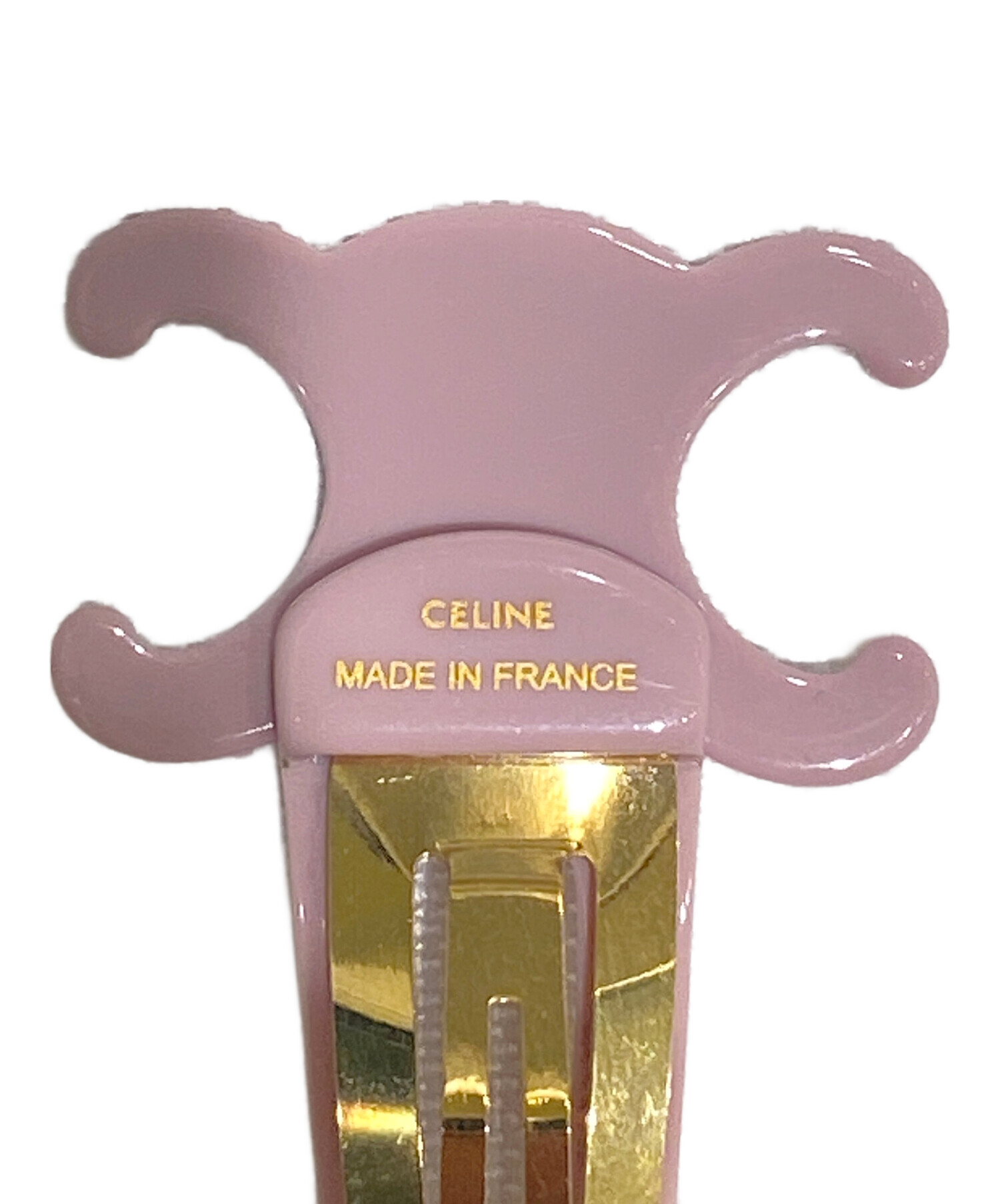中古・古着通販】CELINE (セリーヌ) トリオンフ ラージ スナップ ヘア