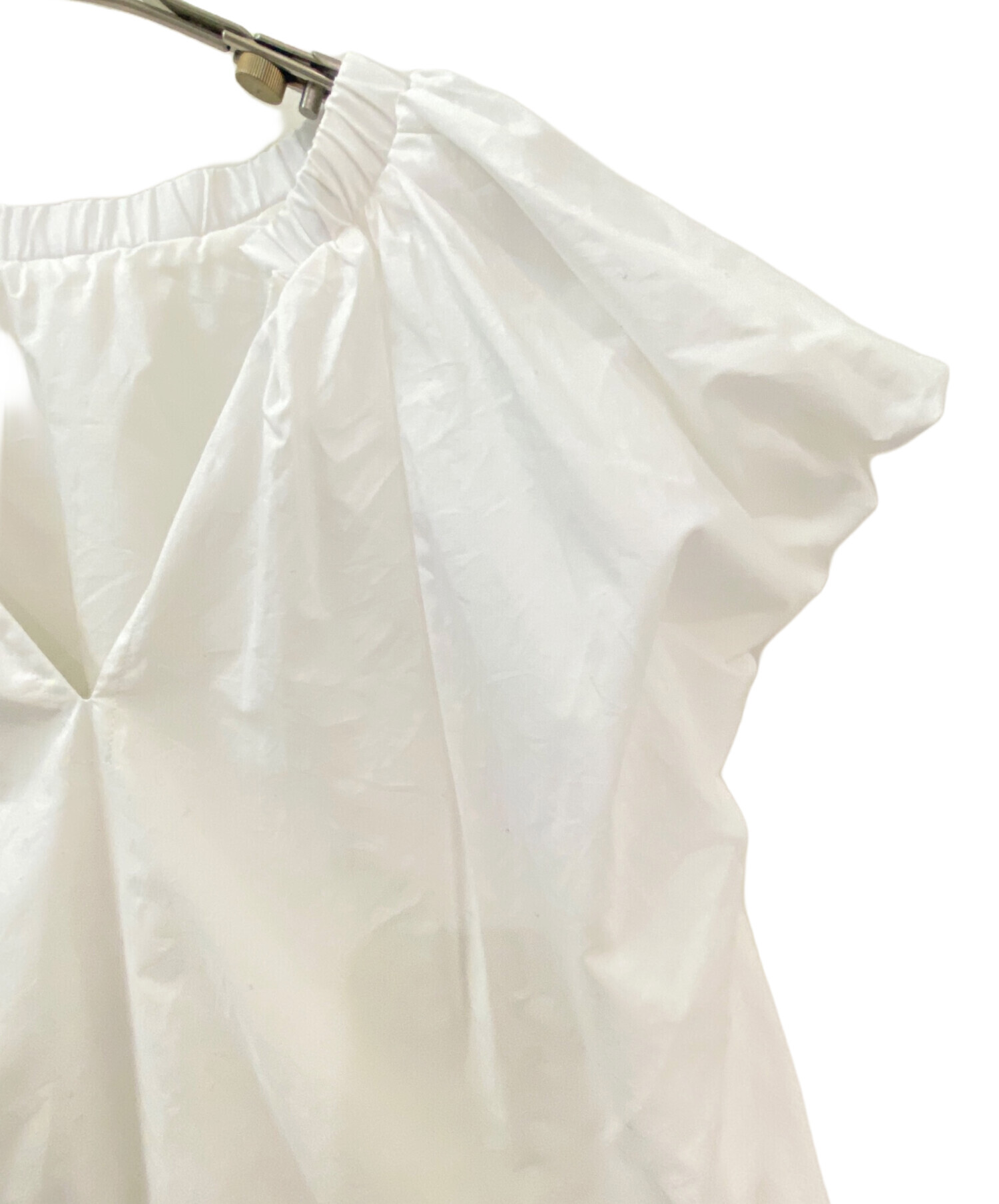 中古・古着通販】CELERI (セルリ) COTTON PUFF ブラウス ホワイト 