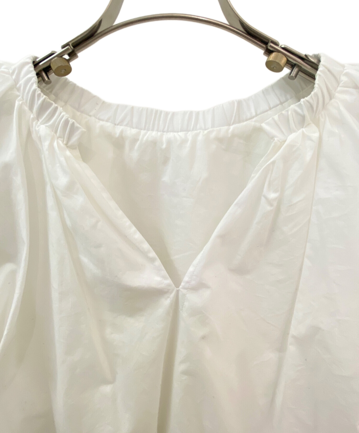中古・古着通販】CELERI (セルリ) COTTON PUFF ブラウス ホワイト 