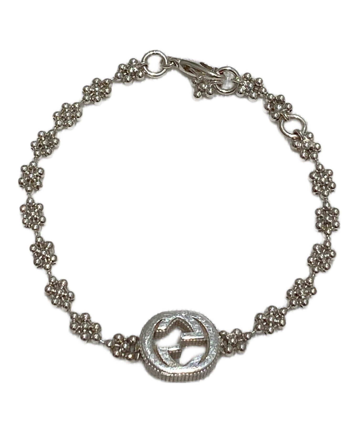 中古・古着通販】GUCCI (グッチ) インターロッキングシルバー 