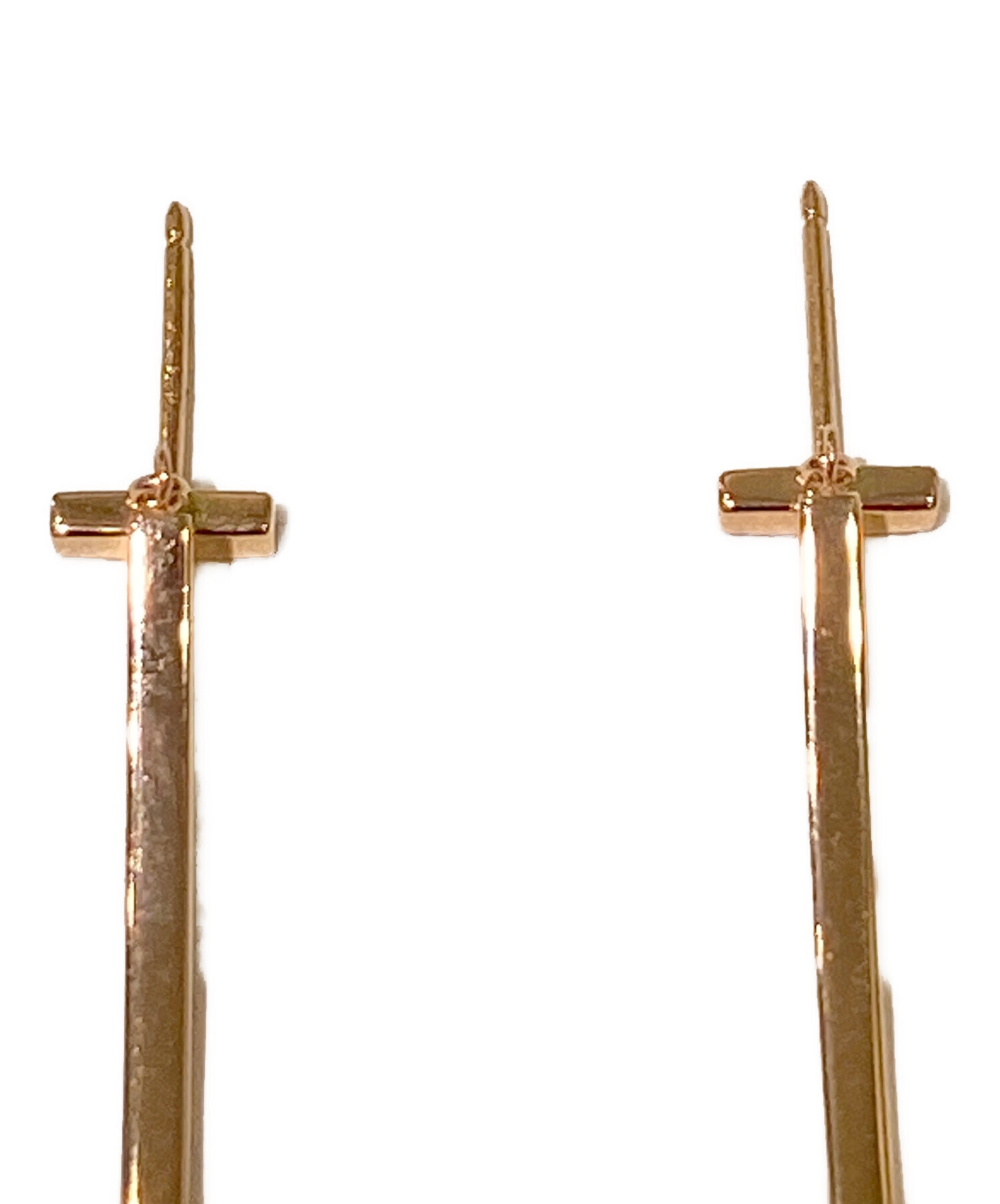 中古・古着通販】TIFFANY & Co. (ティファニー) Tワイヤーバーピアス