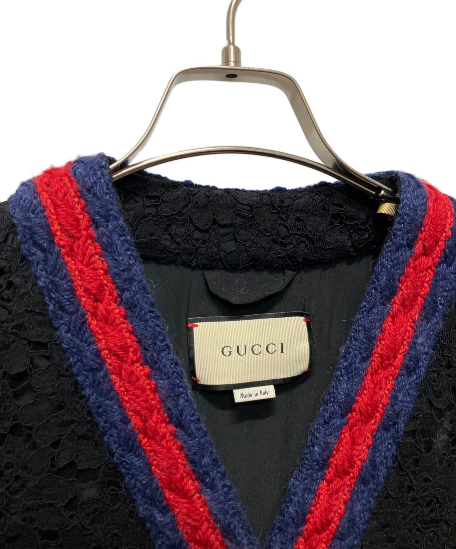 中古・古着通販】GUCCI (グッチ) シェリーラインレースジャケット 