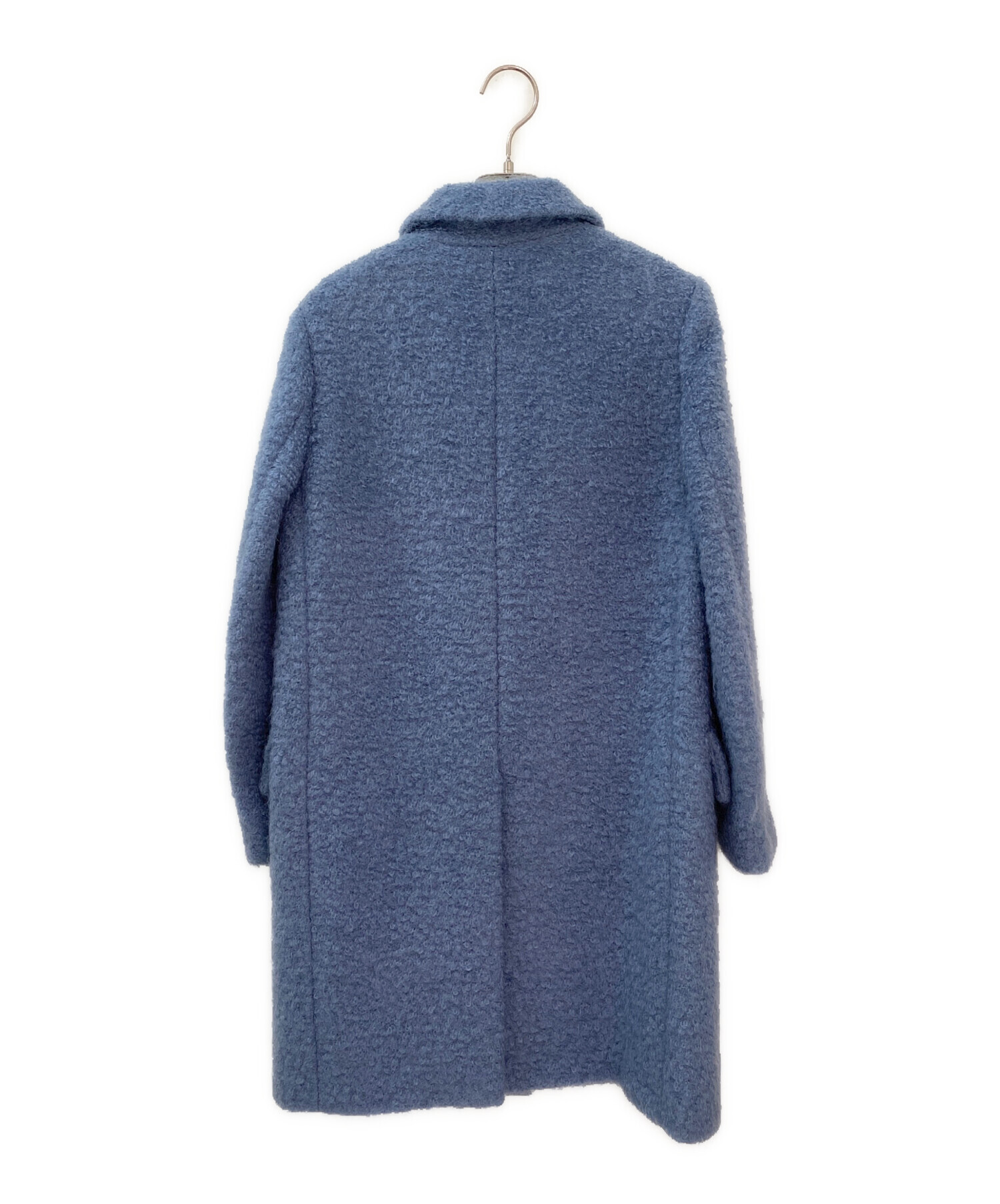 中古・古着通販】MIU MIU (ミュウミュウ) モヘアコート スカイブルー