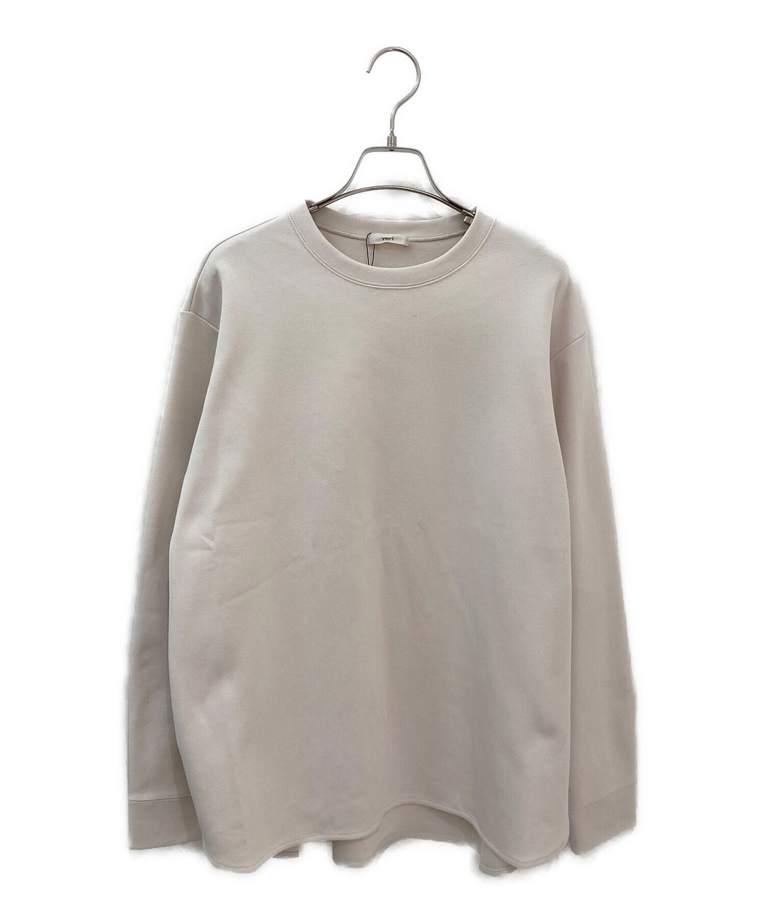 新品未使用　yori チャンキーヘムラウンドTee イエロー 中古・古着通販】YORI (ヨリ) チャンキーヘムラウンドTee オフホワイト