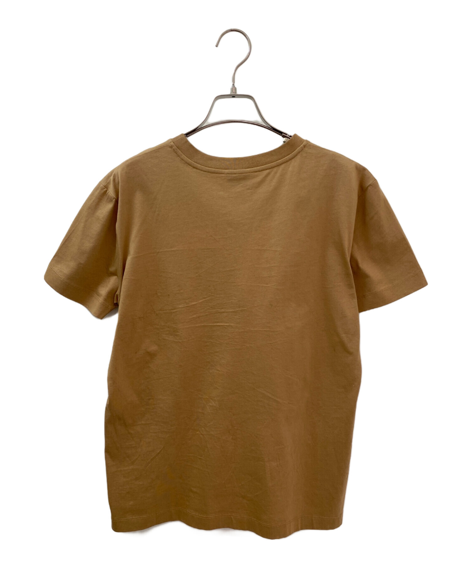 中古・古着通販】patou (パトゥ) ロゴTシャツ ブラウン サイズ:XS